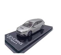 Modèle De Voiture De Course à Collectionner 1:64 pour Subaru Levorg Vn5 Sti Sport Alliage Modèle Moulé sous Pression Modèle Statique Étude Salle Décoration Décoration pour Chambre(Silver)