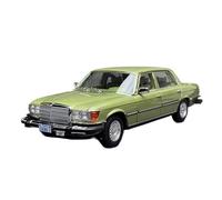 Modèle De Voiture De Course à Collectionner 118 pour Mercedes 450sel 1976 6.9 Classe S W116 Modèle De Voiture en Alliage Vert Édition Collector Décoré Statique Décoration pour Chambre