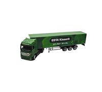 Modèle De Voiture De Course à Collectionner Camion Porte-conteneurs MB Actros V8 avec Rétroviseurs Échelle 1:87 Jouet en Métal Moulé sous Pression Décoration pour Chambre