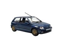 Modèle De Voiture De Course à Collectionner Modèle De Berline Rare en Alliage Bleu Renault Clio Williams À L'échelle 1:43 avec Affichage Intérieur (B) Décoration pour Chambre