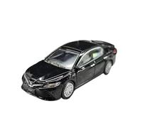 Modèle De Voiture De Course à Collectionner Modèle De Collection en Alliage Toyota Camry 8e Génération Échelle 1/64 Souvenir Ornements Décoration pour Chambre(Black)