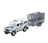 Modèle De Voiture De Course à Collectionner Modèle De Voiture À Ouverture De Porte pour Camping-Car Land Rover Travel Edition 1:32 en Alliage avec Son Et Lumière Décoration pour Chambre