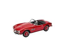 Modèle De Voiture De Course à Collectionner Modèle De Voiture Alliage À L'échelle 1:18 pour BMW 507 Cabriolet N'ouvre Pas Les Portes Ornements Classiques Rouges Décoration pour Chambre