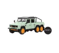 Modèle De Voiture De Course à Collectionner Modèle De Voiture Alliage À Petite Échelle pour Camionnette Tout-Terrain Land Rover Defender 6 * 6 avec Accessoires 1:64 Décoration pour Chambre(Green)
