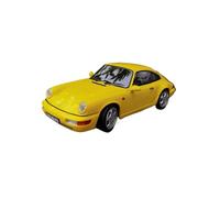 Modèle De Voiture De Course à Collectionner Modèle De Voiture Alliage Réaliste pour Porsche 911 Carrera4 1/18 Ornements Métalliques Multicolores À Portes Ouvrables Décoration pour Chambre(Yellow)