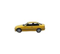 Modèle De Voiture De Course à Collectionner Modèle De Voiture Berline en Alliage Jaune BMW E36 Coupé M3 1999 Échelle 1:43 Décoration Jouets De Voyage Décoration pour Chambre