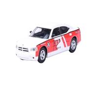 Modèle De Voiture De Course à Collectionner Modèle De Voiture De Police Dodge Charger en Résine À L'échelle 1/87 Véhicule Décoratif Simulation Fabriqué À La Main Décoration pour Chambre