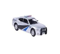 Modèle De Voiture De Course à Collectionner Modèle De Voiture De Police en Résine Dodge Charger 1/87 Accessoires De Photographie Décoration pour Chambre