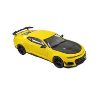 Modèle De Voiture De Course à Collectionner Modèle De Voiture De Sport en Alliage Jaune Chevrolet ZL1 2019 Échelle 1:43 Processus De Moulage sous Pression Modèle Décoration pour Chambre