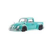 Modèle De Voiture De Course à Collectionner Modèle De Voiture en Alliage À L'échelle 1:64 pour Volkswagen Beetle Pickup Pièce Décorative Pouvant Être Poussée Décoration pour Chambre(Green)
