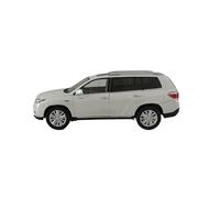 Modèle De Voiture De Course à Collectionner Modèle De Voiture en Alliage Blanc À Grande Échelle 1:18 pour GAC Toyota Highlander 2012 Modèle Décoration Véhicule Décoration pour Chambre