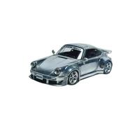 Modèle De Voiture De Course à Collectionner Modèle De Voiture en Alliage De Décoration pour Porsche 911 930 993 RWB MC Échelle 1:64 Modèles De Jouets Multicolores Décoration pour Chambre(Silver)