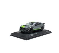 Modèle De Voiture De Course à Collectionner Modèle De Voiture en Alliage Ford Shelby Mustang Gt500 Gris 2020 Échelle 1:43 Simulation De Scène Affichage Véhicule Décoration pour Chambre