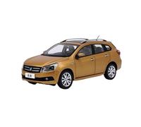 Modèle De Voiture De Course à Collectionner Modèle De Voiture en Alliage Moulé sous Pression pour Nissan Venucia T70 SUV Échelle 1:18 Jouet De Collection Décoration pour Chambre(Yellow)