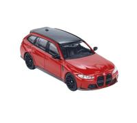 Modèle De Voiture De Course à Collectionner Modèle De Voiture en Alliage Rouge Simulation De Break M3 Touring G81 Échelle 1:64 Jouet Statique Décoration pour Chambre