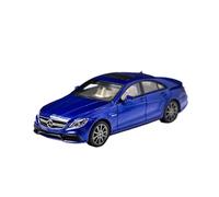 Modèle De Voiture De Course à Collectionner Modèle De Voiture en Résine Moulée sous Pression, Échelle 1:64, pour Mercedes Benz CLS63 AMG, Blanc Et Bleu Décoration pour Chambre(Blue)