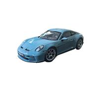 Modèle De Voiture De Course à Collectionner Modèle De Voiture Moulé Pression Porsche 911 S/T 2023 Alliage Bleu À L'échelle 1:18 Jouets D'intérieur Et D'extérieur Décoration pour Chambre