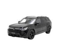 Modèle De Voiture De Course à Collectionner Modèle De Voiture Moulé sous Pression Alliage Noir/Blanc pour SAIC Volkswagen Teramont 2025 1:18 Illustration Intérieure Décoration pour Chambre(Black)