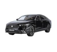Modèle De Voiture De Course à Collectionner Modèle De Voiture Moulé sous Pression Honda Accord 2024 À L'échelle 1:18 Jouet Surprise avec Son Et Lumière Décoration pour Chambre(Black)