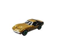 Modèle De Voiture De Course à Collectionner Modèle De Voiture Moulé sous Pression Vintage Corvette AstroVette Rétro Jaune Berline 1969 À L'échelle 1:64 Pouvant Décoration pour Chambre