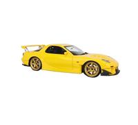 Modèle De Voiture De Course à Collectionner Modèle De Voiture Sport Japonaise Mazda RX-7 en Résine Édition Limitée Échelle 1:18 Ornements Jouet Collection Décoration pour Chambre
