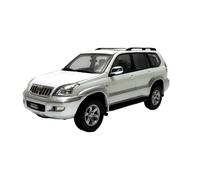 Modèle De Voiture De Course à Collectionner Modèle De Voiture Tout-Terrain FAW Toyota Prado GX 2008 Échelle 1/18 en Alliage De Collection Blanc Décoration pour Chambre
