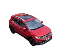 Modèle De Voiture De Course à Collectionner Modèle De Voiture Volkswagen Tanying TACQUA en Alliage Ornements Métalliques Réalistes À L'échelle 1:43 Décoration pour Chambre(Red)