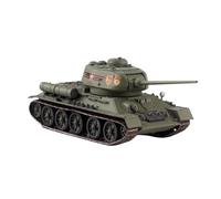 Modèle De Voiture De Course à Collectionner Modèle Réduit De Char Militaire À Chenilles en Plastique Véhicule Vert Échelle 1/72 pour T34/85 Décoration pour Chambre