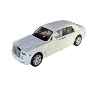 Modèle De Voiture De Course à Collectionner Modèle Réduit De Voiture De Collection Rolls-Royce Phantom Extended Edition en Alliage À L'échelle 1:18 Décoration pour Chambre(White)