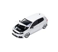 Modèle De Voiture De Course à Collectionner Modèle Réduit De Voiture en Alliage Volkswagen Golf GTI MK6 Édition Limitée Collection Vitrine Échelle 1:64 Décoration pour Chambre