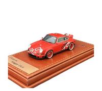 Modèle De Voiture De Course à Collectionner Modèle Réduit De Voiture en Résine Rouge Singer DLS 2018 À L'échelle 1:64 pour Homme Idéal pour Un Anniversaire Décoration pour Chambre