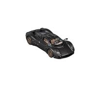 Modèle De Voiture De Course à Collectionner Modèle Réduit De Voiture Pagani Utopia en Alliage Carbone Moulé sous Pression Échelle 1/64 Ornement Noir Et Bleu Jouet Décoration pour Chambre(Black)