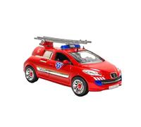 Modèle De Voiture De Course à Collectionner Modèle Réduit De Voiture Peugeot H2O Fire en Alliage Rouge À L'échelle 1:43 (Collection Exclusive) Décoration pour Chambre