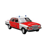 Modèle De Voiture De Course à Collectionner Modèle Réduit De Voiture Police Mercedes Benz 200 Modèle Réduit D'ambulance d'urgence 1984 1:18 Idéal pour La Collection Décoration pour Chambre