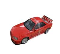 Modèle De Voiture De Course à Collectionner Modèle Réduit en Alliage Voiture Vintage Édition Limitée Échelle 1:18 pour Nissan Skyline GTR R34 77309 KH Décoration pour Chambre