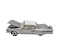 Modèle De Voiture De Course à Collectionner Modèle Réduit Véhicule Moulé sous Pression Chevrolet Impala Lowrider Series Street Low De 1960 Échelle 1/24 Ornement Décoration pour Chambre