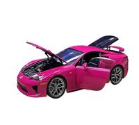 Modèle De Voiture De Course à Collectionner Modèle Réduit Voiture Alliage Moulé sous Pression Édition Street Lexus LHA Échelle 1:18 Mini Véhicule Statique Vacances Décoration pour Chambre(Pink)
