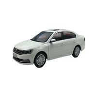 Modèle De Voiture De Course à Collectionner Modèle Réduit Voiture Alliage Rouge/Blanc/Or 1:18 pour Volkswagen Lavida 2015 De Shanghai pour Exposition en Intérieur Décoration pour Chambre(White)