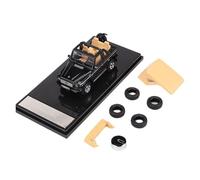 Modèle De Voiture De Course à Collectionner Modèle Voiture Alliage Conception Réaliste pour Véhicule Tout-Terrain Convertible À Essieu Court Mercedes-Benz G500 1:64 Décoration pour Chambre(Black)