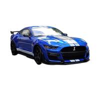 Modèle De Voiture De Course à Collectionner Modèle Voiture Alliage Multicolore 1:18 pour Ford Mustang Shelby GT500 Cobra Collection Voitures Anciennes Artisanales Décoration pour Chambre(Blue A)