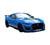 Modèle De Voiture De Course à Collectionner Modèle Voiture Alliage Multicolore 1:18 pour Ford Mustang Shelby GT500 Cobra Collection Voitures Anciennes Artisanales Décoration pour Chambre(Blue B)