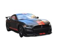 Modèle De Voiture De Course à Collectionner Modèle Voiture Alliage Multicolore 1:18 pour Ford Mustang Shelby GT500 Cobra Collection Voitures Anciennes Artisanales Décoration pour Chambre(Black)