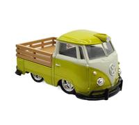 Modèle De Voiture De Course à Collectionner Modèle Voiture Moulé Réaliste pour Camion À Cabine Simple Volkswagen Échelle 1/64 Véhicule Mode Affichage De Fête 1960 Décoration pour Chambre