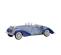 Modèle De Voiture De Course à Collectionner Modèle Voiture Vintage Alliage Horch 855 1939 Échelle 1:18 À Collectionner Statique pour Salon Bibliothèque Présentoir Décoration pour Chambre(Blue)