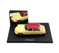 Modèle De Voiture De Course à Collectionner Réplique Statique De Modèle De Voiture Rétro en Alliage Rouge À L'échelle 1:43 pour Citroën DS 19 SIough-1956 Décoration pour Chambre