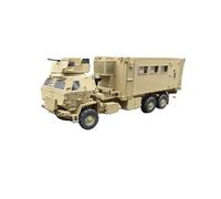 Modèle De Voiture De Course à Collectionner Véhicule De Combat Résine Patriot THAAD M1087 Modèle Réduit Décoration Jaune Centre Commandement Tactique Échelle 1/72 Décoration pour Chambre