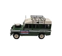 Modèle De Voiture De Course à Collectionner Véhicule Logistique Land Rover III Martini Échelle 1/43 Peinture en Alliage Modèle De Véhicule Tout-Terrain Décoration Décoration pour Chambre