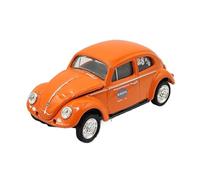Modèle De Voiture De Course à Collectionner Volkswagen Beetle 1956 Édition Rare Modèle De Voiture en Alliage Décoration De Véhicule en Métal Orange Échelle 1/64 Décoration pour Chambre