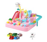 Modèle De Voiture De Course Sur Rail Pour Enfants, Jouets Éducatifs, Jeu D'Aventure, Jeu De Cerveau, Jouet De Train Interactif Mécanique