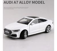Modèle De Voiture De Simulation Audi A7, Jouet Moulé Sous Pression, 6 Portes Ouvertes, Sons Et Lumières, Loisirs Pour Collection, Cadeaux D'Anniversaire Pour Enfants, 1:32